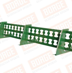 Снегозадержатель решетчатый Borge для черепичной кровли оцинкованный RAL 6002, 2,5 м