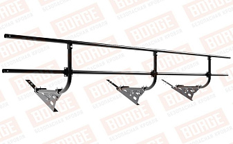 Кровельное ограждение Borge для черепичной кровли оцинкованное RAL 9005, 300*60 см