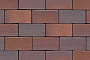 Клинкерная брусчатка Muhr №04 Rotbraun-bunt, 200*100*40 мм