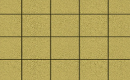Плитка тротуарная Квадрат А.2.К.4 стандарт гладкий желтый, 200*200*40 мм