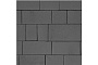 Плитка тротуарная SteinRus Инсбрук Тироль Б.4.Псм.6, гладкая, черный, толщина 60 мм