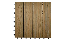 Садовый паркет CM Garden Modern, Patina Teak (Патина Тик), 300*300 мм