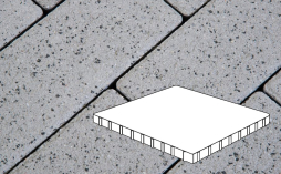 Плитка тротуарная Готика, City Granite FERRO, Плита Б.10.К.10, Белла Уайт, 1000*1000*100 мм