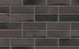 Кирпич клинкерный облицовочный 7-щелевой Muhr 15 Schwarz-bunt Edelglanz гладкий, 250*120*65 мм по выгодной ценеКирпич клинкерный облицовочный 7-щелевой Muhr 15 Schwarz-bunt Edelglanz гладкий, 250*120*65 мм