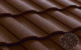 Композитная черепица рядовая Metrotile Roman Ironbark