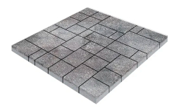 Плитка тротуарная SteinRus Инсбрук Альпен Б.7.Псм.6 Native, ColorMix Умбра, толщина 60 мм