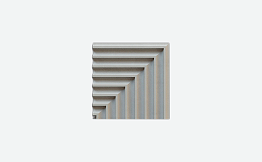 3D-плитка ARCHITECTILES Asperitas, № 2 Dos, серый, 120*120*15 мм