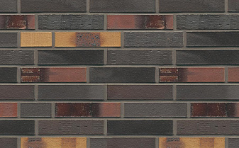 Кирпич клинкерный Westerwaelder Klinker Nr 40 Kobalt Spezial geflammt, 240*115*52 мм