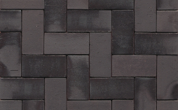Клинкерная брусчатка Muhr №15 Schwarz-bunt edelglanz, 200*100*52 мм