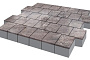 Плитка тротуарная SteinRus Армор В.2.К.8, гладкая, ColorMix Умбра, 100*100*80 мм
