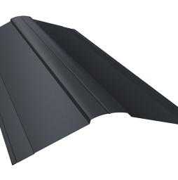 Планка конька фигурного 150*150 мм Grand Line Satin Matt RAL 7024, 3 м