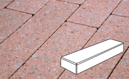 Плитка тротуарная Готика Granite FINERRO, Паркет В.3.П.8, Травертин 300*100*80 мм