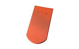 Керамическая черепица рядовая Koramic Biber Brick-red noble engobe