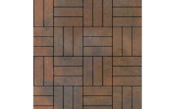 Плитка тротуарная SteinRus Паркет Б.2.П.6, гладкая, ColorMix Штайнрус, 210*70*60 мм