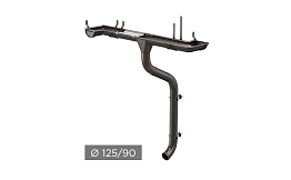 Водосточная система Aquasystem PE dRain 125/90 мм RR 32