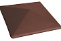 Клинкерный заборный оголовок King Klinker 03 Natural brown, 445*585*106 мм