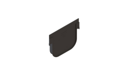 Заглушка глухая Standartpark Basic DN200, 256*30*197 мм
