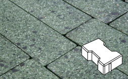 Плитка тротуарная Готика, City Granite FINO, Катушка Б.2.Ф.6, Порфир, 200*165*60 мм