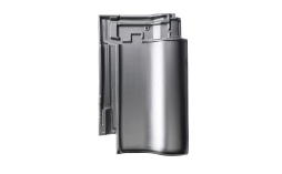 Керамическая черепица рядовая ERLUS Е 58 SL титаново-серебряный, высококачественный ангоб