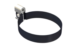 Хомут трубы BRAAS, 125/90 мм, сталь, графит