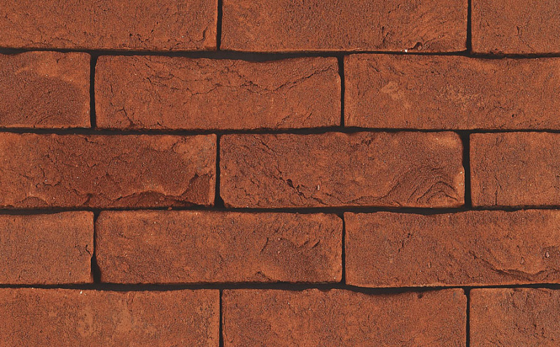 Кирпич облицовочный ручной формовки Terca Haywood Red, 215*102*65 мм