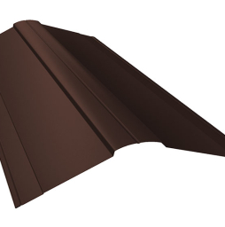 Планка конька фигурного 150*150 мм Grand Line PurPro Matt RAL 8017, 2 м