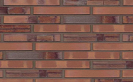 Кирпич клинкерный Muhr 13 Rotbraun nuanciert Fuss. Bes. фактурный, 290*90*40 мм