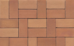 Клинкерная брусчатка Muhr №08 Lachsrot, 200*100*40 мм