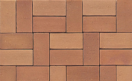 Клинкерная брусчатка Muhr №08 Lachsrot, 200*100*40 мм