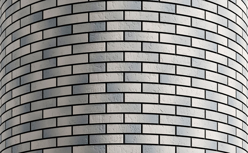 Кирпич облицовочный Красная гвардия Ashen фактурный, 250*120*65 мм