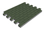 Плитка тротуарная SteinRus Прямоугольник Б.6.П.6, Native, оливковый, 200*100*60 мм