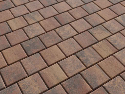 Плитка тротуарная Квадрат А.3.К.4 листопад гладкий арабская ночь, 100*100*40 мм