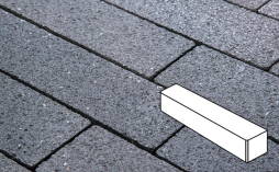 Плитка тротуарная Готика, Granite FINERRO, Ригель Б.3.П.8, Амфиболит, 360*80*80 мм
