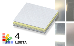 Стальная композитная панель SIBALUX Сталь А2 METAL