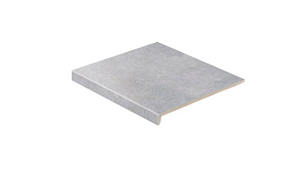 Клинкерная ступень прямоугольная рядовая Loftstufe Stroeher Zoe 970 grey 294х340х35х11 мм