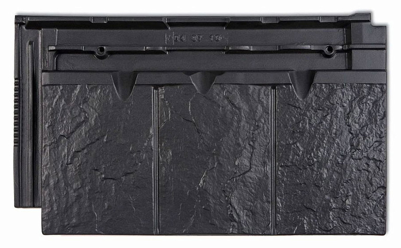 Керамическая черепица рядовая La Escandella Visum3, Slate Klinker