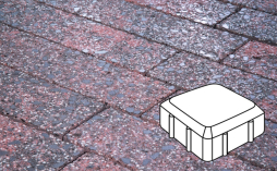 Плитка тротуарная Готика, Granite FINERRO, Старая площадь Б.1.К.6, Дымовский, 160*160*60 мм