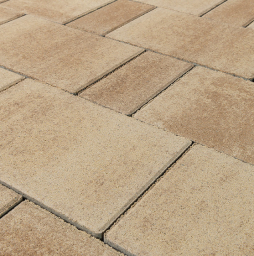 Плитка тротуарная BRAER Старый город Ландхаус Color Mix Миндаль, толщина 60 мм