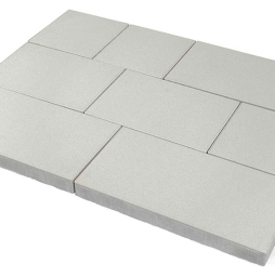 Плитка тротуарная BRAER Триада белый 300/450/600*60 мм
