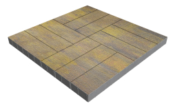 Плитка тротуарная SteinRus Гранада Б.7.П.8, Native, Бромо, 600*200*80 мм