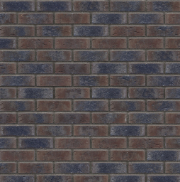 Текстура KING KLINKER OLD CASTLE HF27 Blues shadow, темный шов
