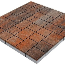 Плитка тротуарная SteinRus Инсбрук Альпен Б.7.Псм.6, Native, ColorMix Рей, толщина 60 мм