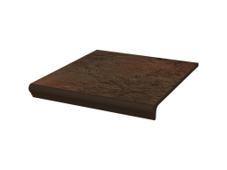 Клинкерная ступень с капиносом Paradyz Semir, Brown, 330*300*11 мм