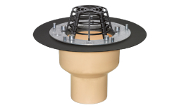 Воронка кровельная вертикальная Sita, SitaTrendy, DN 70, прижимной фланец