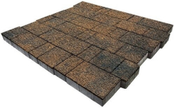 Плитка тротуарная SteinRus, Бельпассо А.23(М).Псм.4, Native, ColorMix Бомонт, толщина 40 мм