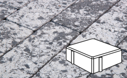 Плитка тротуарная Готика, Granite FINERRO, Квадрат В.1.К.10/Г.1.К.10, Диорит, 100*100*100 мм