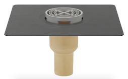 Воронка балконная вертикальная Sita, SitaMini, DN 50/70, фартук из ПВХ