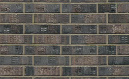 Кирпич клинкерный Muhr 15F Schwarz-bunt Edelglanz bes. Fuss., Spalter NF, 240*55*71 мм