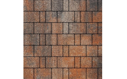 Плитка тротуарная SteinRus, Бельпассо А.23(М).Псм.4, Native, ColorMix Рей, толщина 40 мм