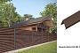 Забор-жалюзи Aquasystem PE RoofTop Шелк, Estet 60, RR 32, гладкая
